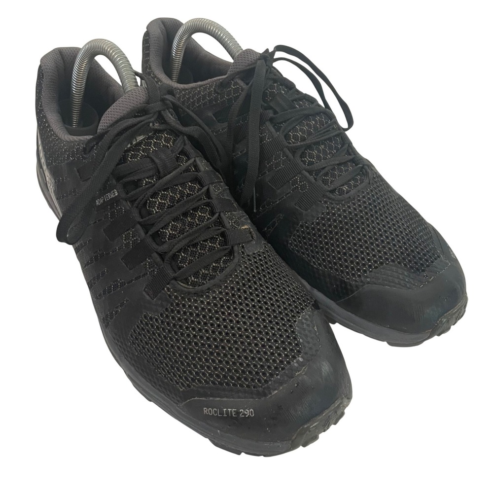 Inov-8 Roclite 290 Trail Running Shoes Womens Black Mesh Sneakers Size 11.5